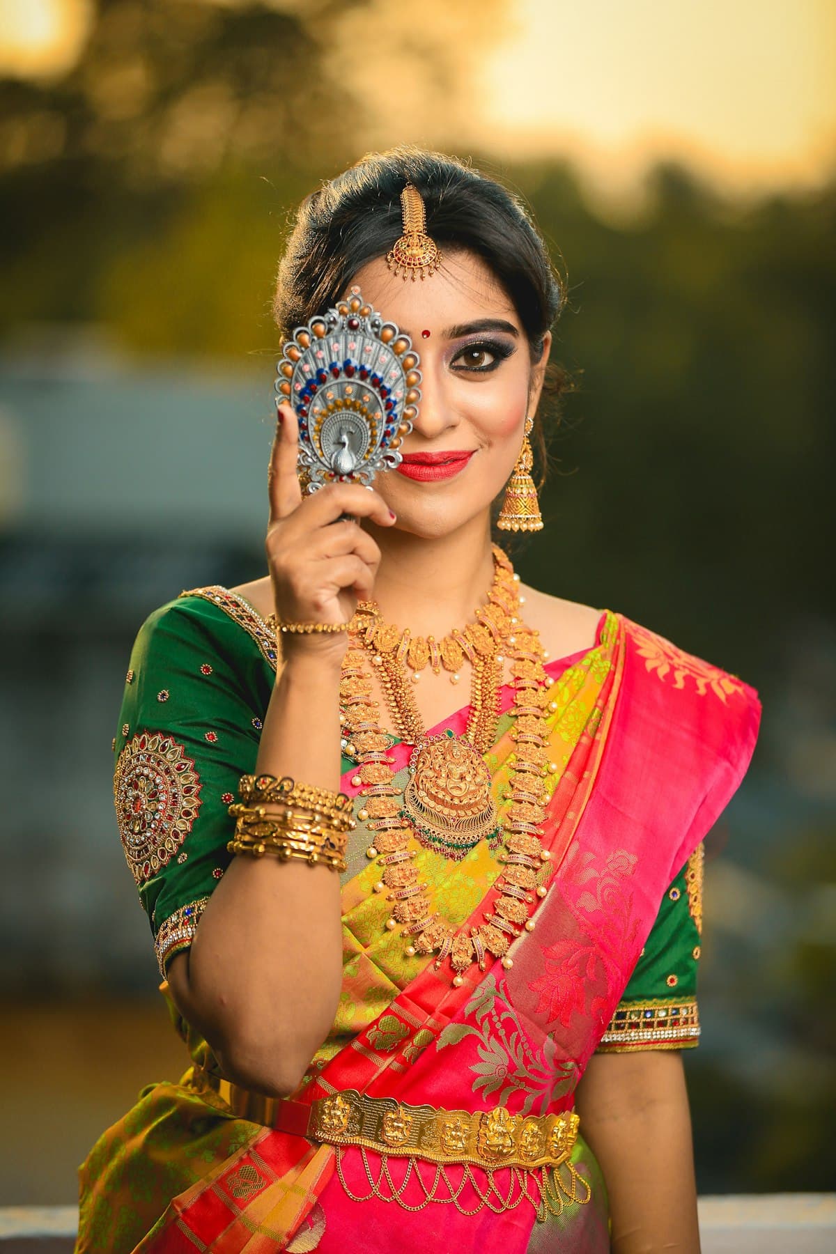 Indian wedding portrait detail